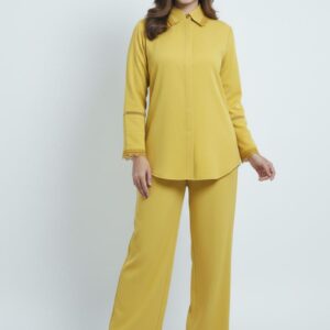 Mustard Yellow Poly Cotton Co-ord Sets