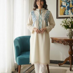 Embroidered Cotton Kurti